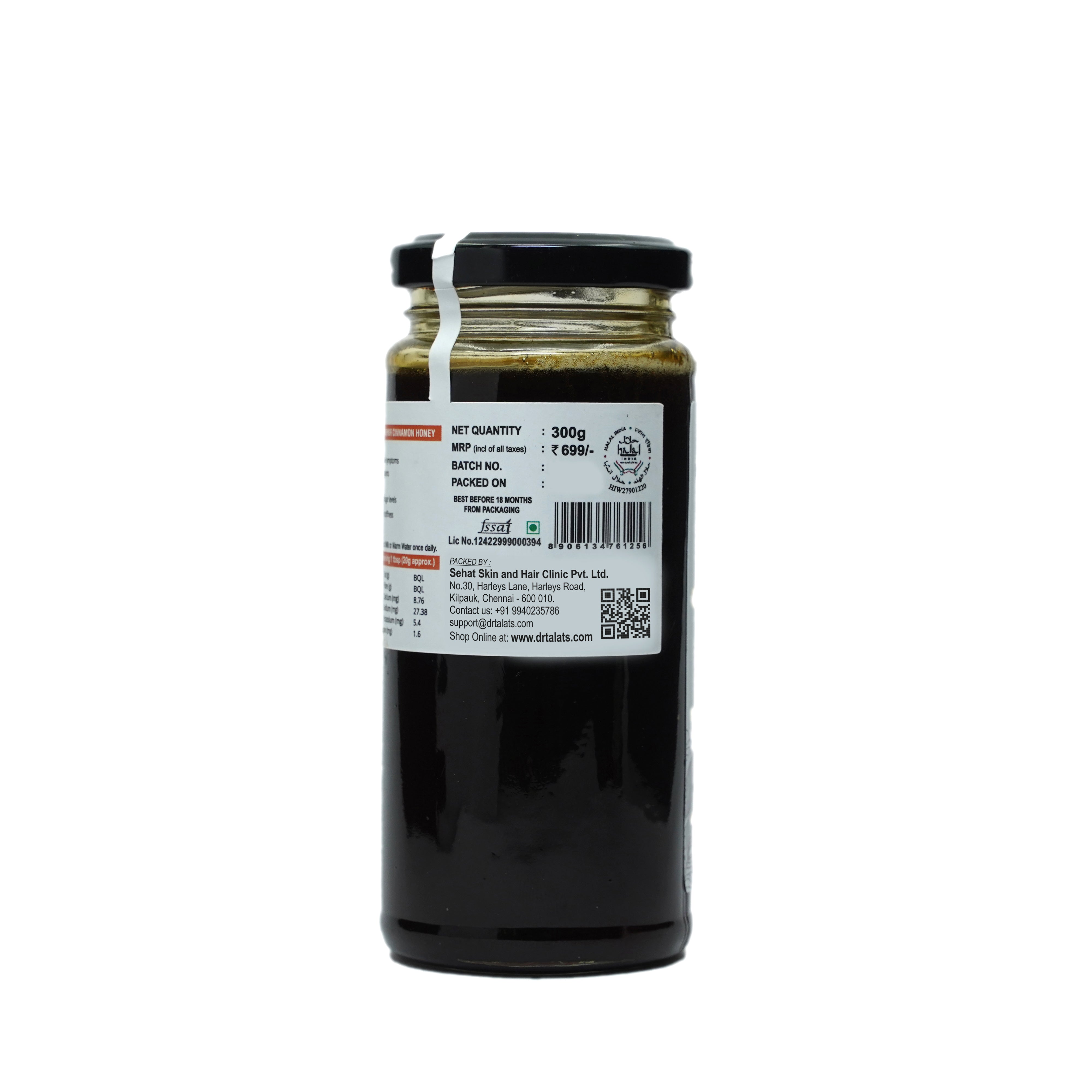 Dr. Talat's Premium Kashmir Cinnamon Honey
